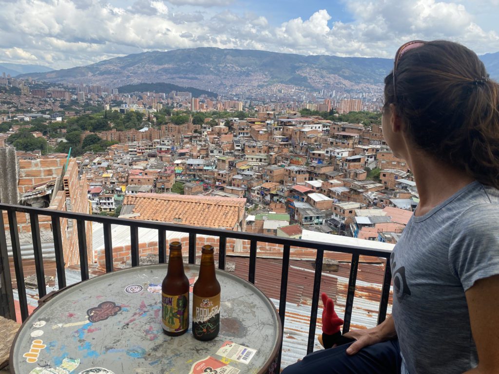 View from the pub Comuna 13